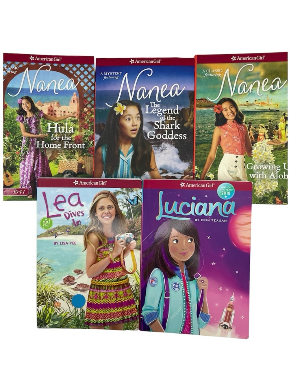 5 American Girl books bundle